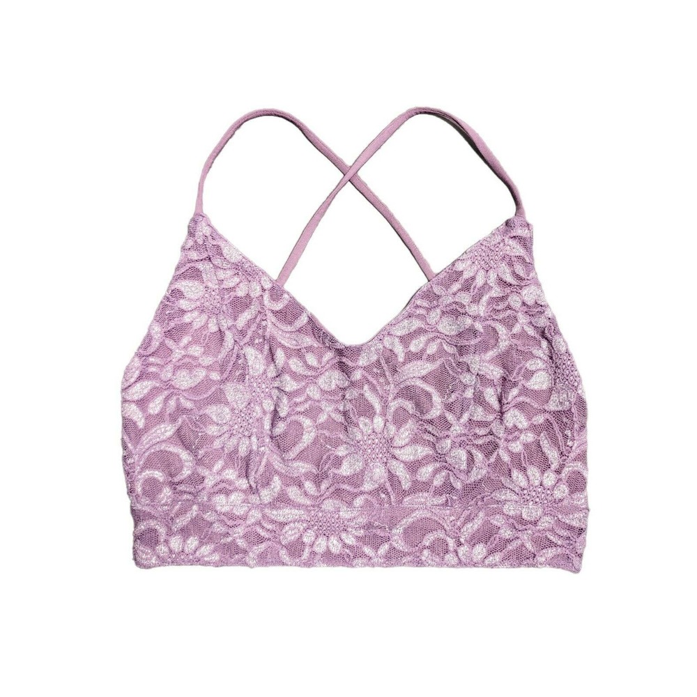 Free People Intimately Bralette Size M Purple